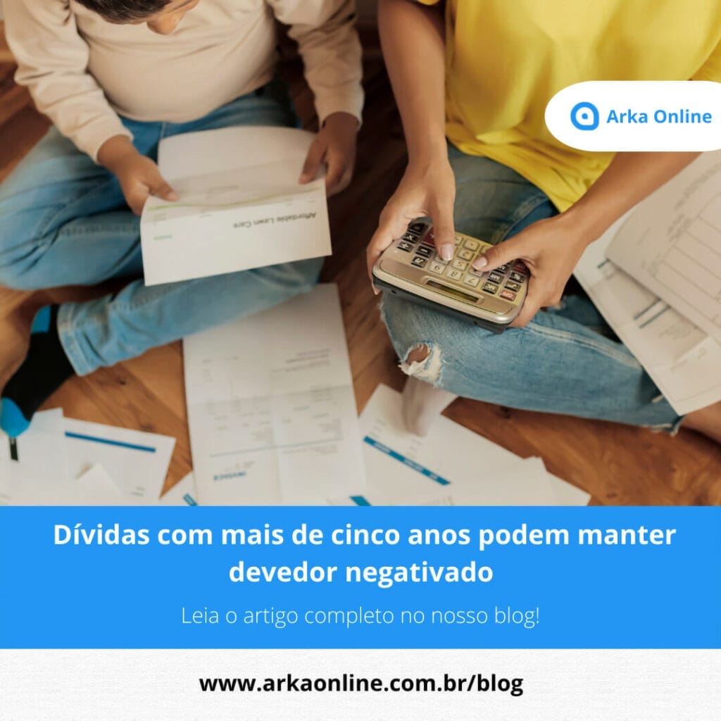 Dividas com mais de cinco anos