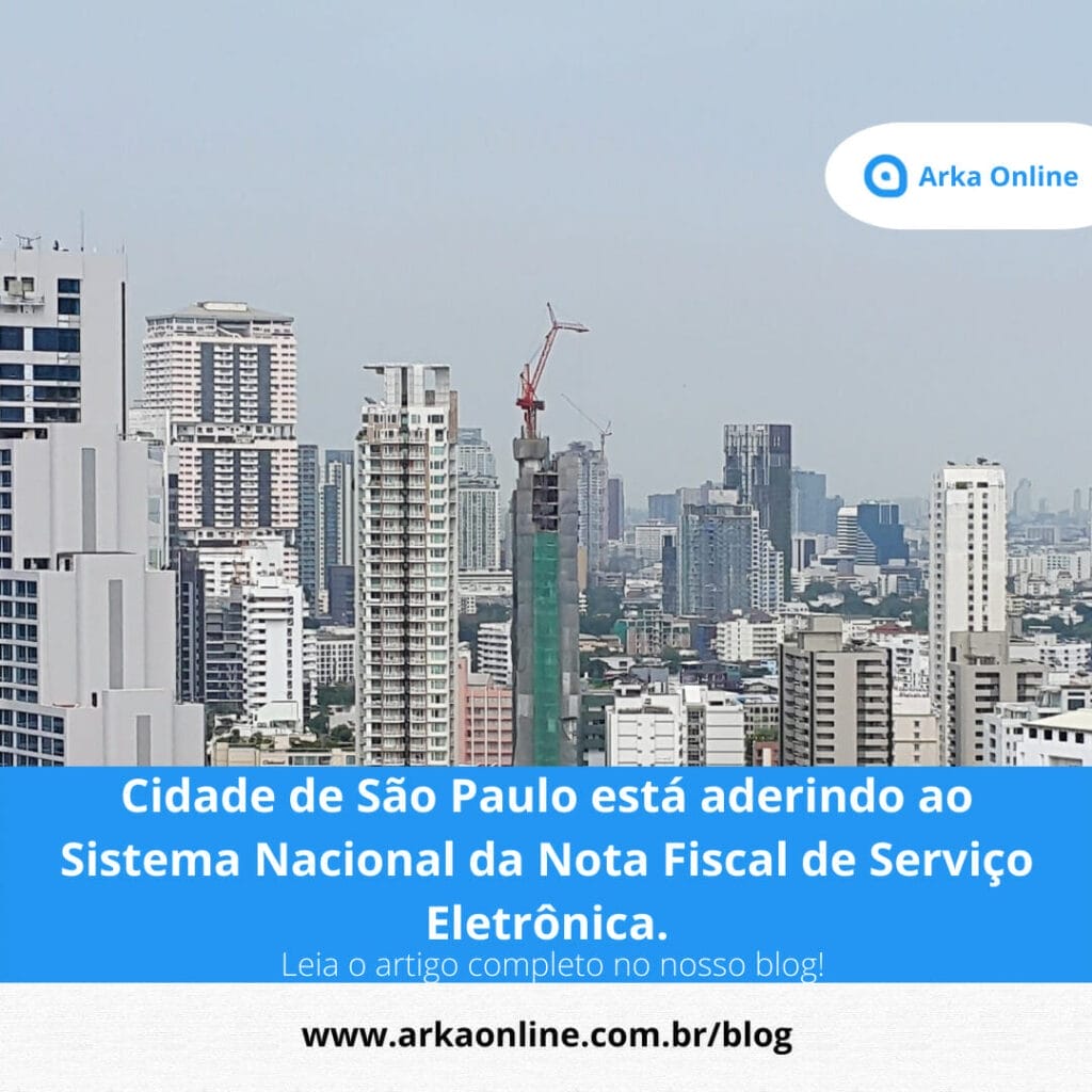 Cidade de São Paulo está aderindo ao Sistema Nacional da Nota Fiscal de Serviço Eletrônica 1 Nota fiscal eletronica sp