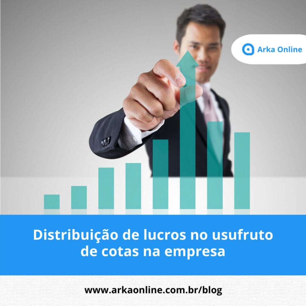 Distribuição de lucros no usufruto de cotas