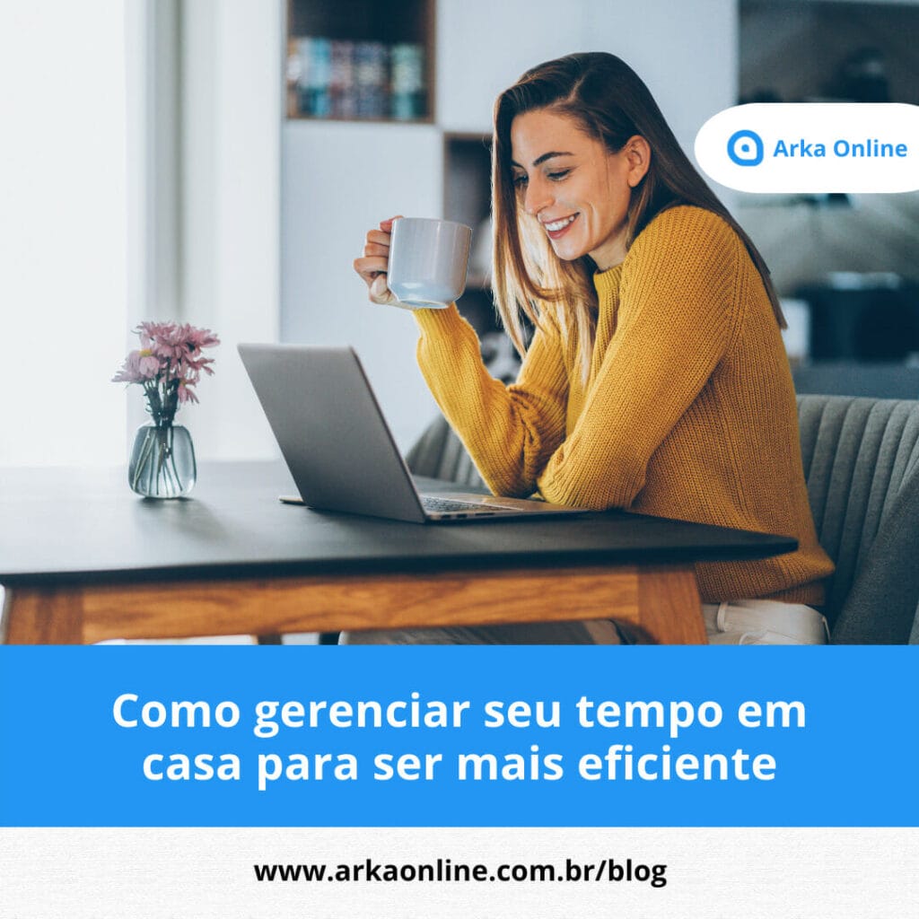 gerenciar seu tempo em casa
