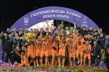 Kauã Elias, ex-Flu, marca, e Shakhtar Donetsk conquista a Copa da Ucrânia | futebol internacional