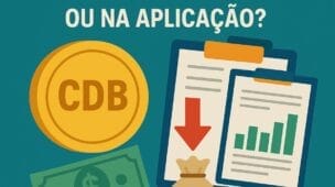 Imposto sobre CDB entenda se ele incide no resgate ou na aplicação